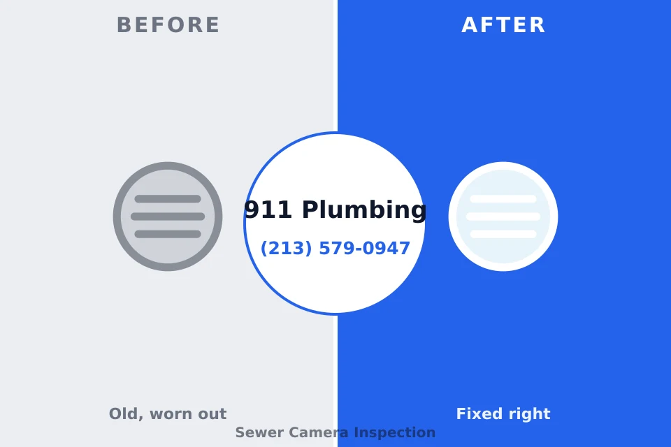 Before and after: plumbing repair Harlem Heights, FL